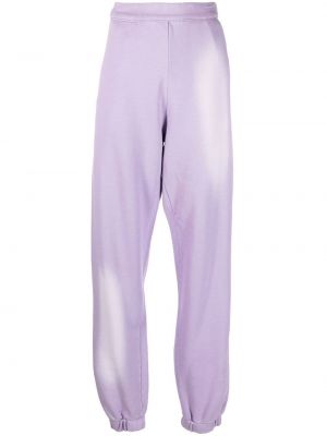 Slim fit treniņtērpa bikses The Attico violets