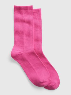 Ψηλές κάλτσες Gap ροζ
