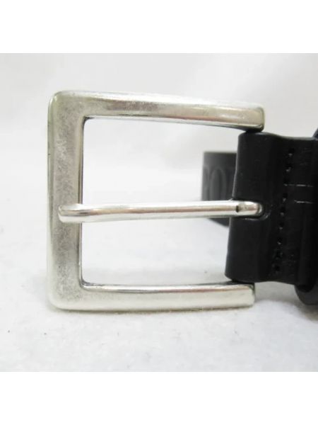 Cinturón de cuero Armani Pre-owned negro