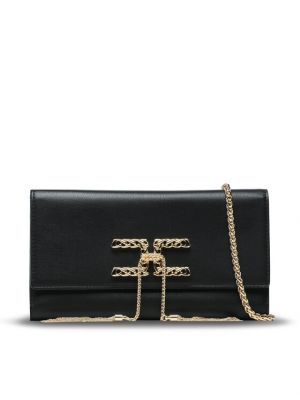 Pisemska torbica Elisabetta Franchi črna