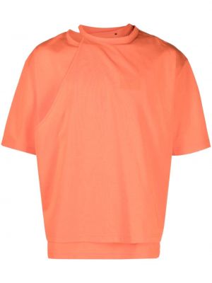 T-shirt con stampa Y-3 arancione