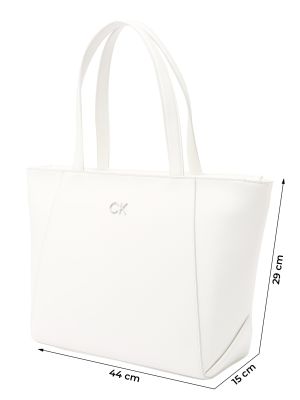 Nákupná taška Calvin Klein biela