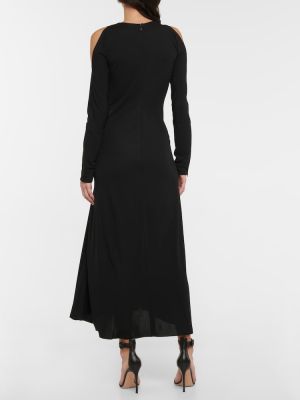 Dlouhé šaty Victoria Beckham čierna