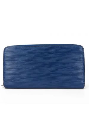 Cartera de cuero Louis Vuitton Vintage azul