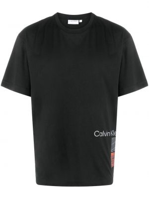 Bombažna majica s potiskom Calvin Klein