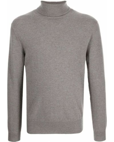 Jersey de cachemir de tela jersey con estampado de cachemira N.peal gris