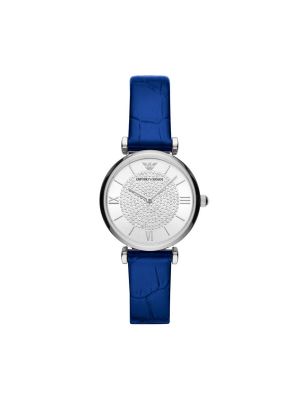 Relojes de cuero Emporio Armani azul