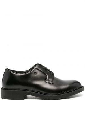 Pantofi derby din piele Fratelli Rossetti negru