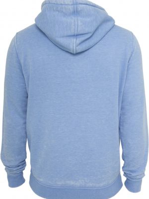 Džemperis su gobtuvu Urban Classics mėlyna