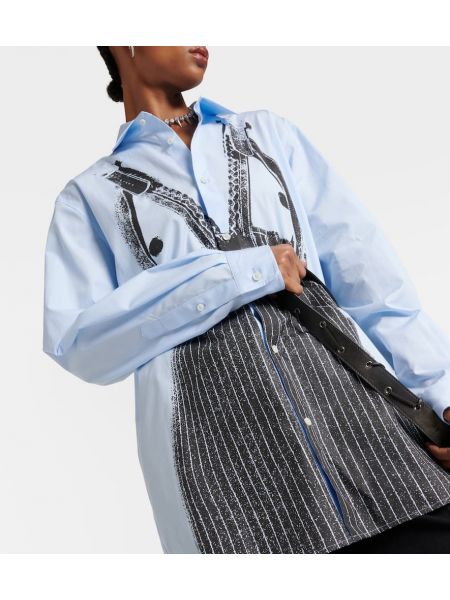 Camicia di cotone oversize Jean Paul Gaultier