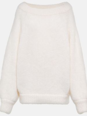 Moherowy sweter Tom Ford biały