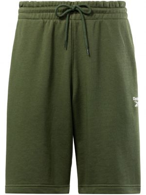Kratke hlače s potiskom Reebok zelena