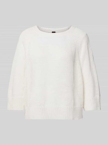 Dzianinowy sweter Stefanel biały