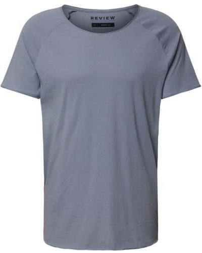 T-shirt Review, niebieski