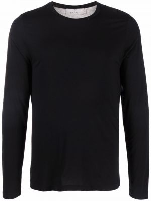 Camiseta de cuello redondo Canali negro