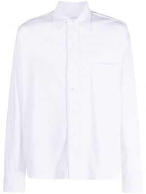 Bílá bavlněná košile Aspesi