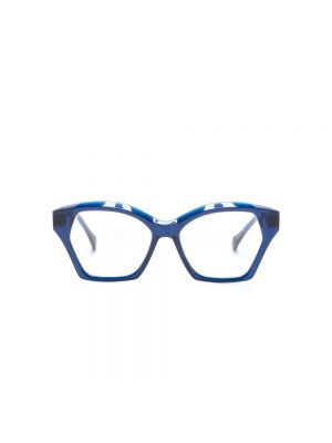 Okulary korekcyjne w wężowy wzór Etnia Barcelona niebieskie