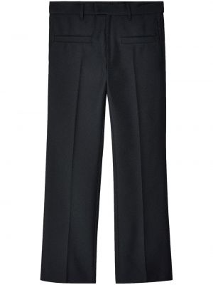 Pantaloni plissettati Courrèges nero
