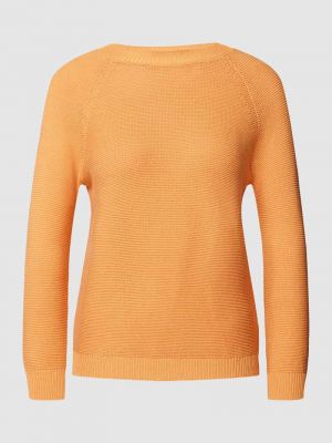 Dzianinowy sweter Weekend Max Mara pomarańczowy