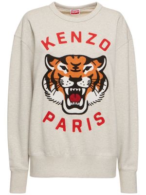 Sweatshirt mit tiger streifen Kenzo Paris Blau