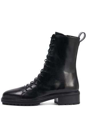 Ankle boots skórzane Aeyde czarne