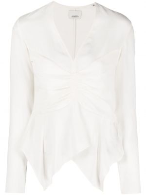 Asimetrična bluza Isabel Marant bela