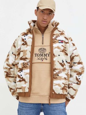 Traper jakna Tommy Jeans smeđa