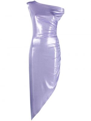Sukienka midi asymetryczna drapowana Norma Kamali