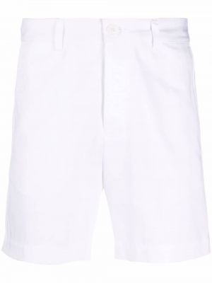 Памучни chino панталони Ami Paris бяло