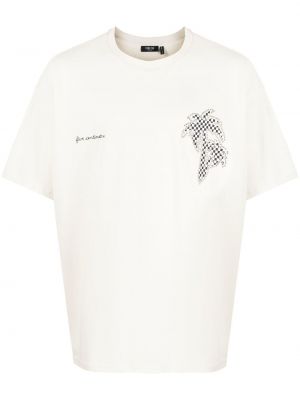 T-shirt con stampa Five Cm bianco