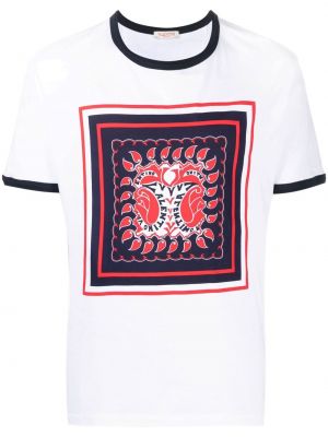 T-krekls ar apdruku Valentino Garavani balts