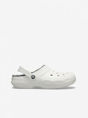 Papuci Crocs alb
