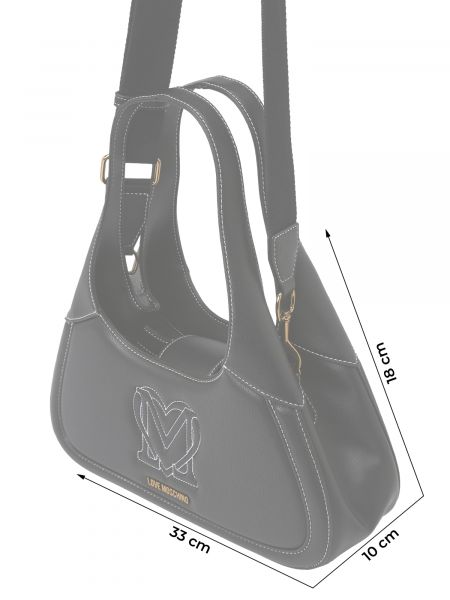 Τσάντα με μοτίβο καρδιά Love Moschino