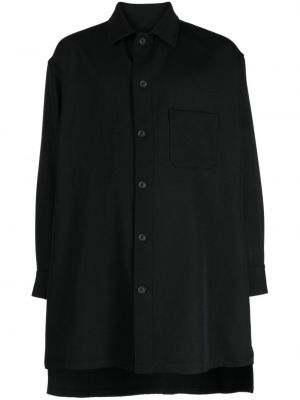 Camicia a maniche lunghe Yohji Yamamoto nero