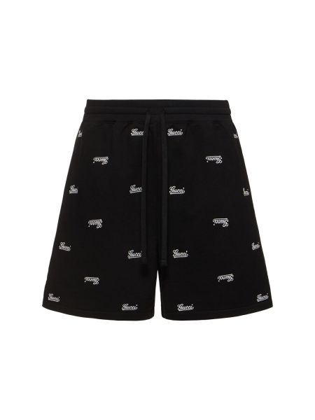 Trøje bomuld shorts Gucci sort