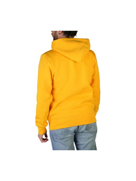 Einfarbiger hoodie Tommy Hilfiger gelb