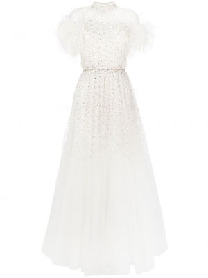 Krystaller dress Jenny Packham hvit