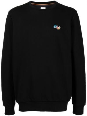 Trykt bomull sweatshirt Paul Smith svart