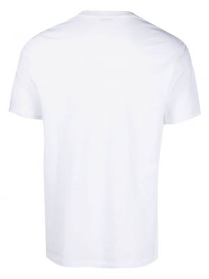Kokvilnas t-krekls ar apaļu kakla izgriezumu Auralee balts