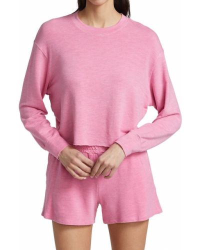 Bluza dresowa Monrow, różowy