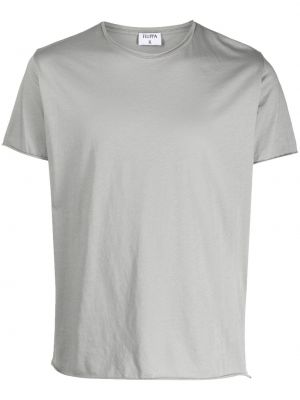 Памучна тениска Filippa K сиво