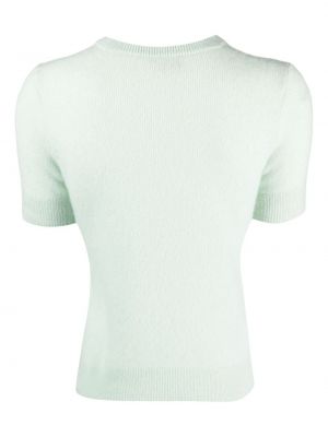 Strick t-shirt Roberto Collina grün