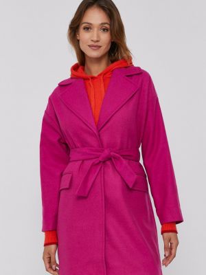 Oversized kabát Desigual - rózsaszín
