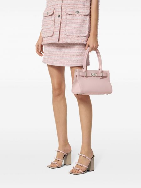 Leder shopper handtasche Versace