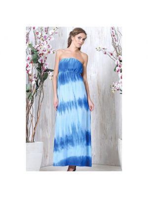 Голубое платье миди Cariba