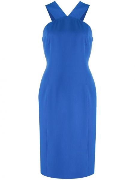 Коктейлна рокля без ръкави Boutique Moschino синьо