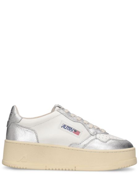 Zapatillas con plataforma Autry blanco