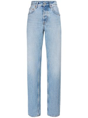 Jeansy relaxed fit Saint Laurent niebieskie