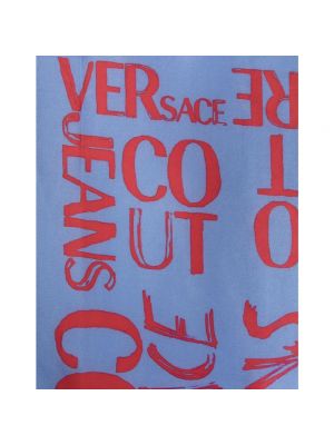 Bufanda de seda con estampado Versace Jeans Couture
