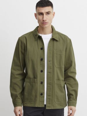 Джинсовая куртка Solid зеленая